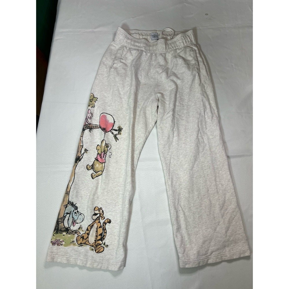 Disney Parks Winnie the Pooh & Friends Wide Leg Graphic Lounge Pants  M